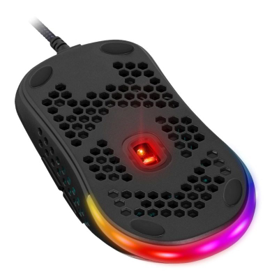 Mouse lojërash Defender Shepard GM-620L, RGB, programues, i zi