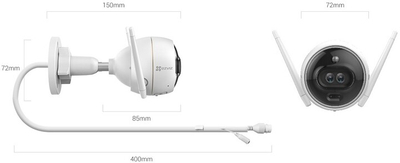 Kamerë e jashtme EZVIZ C3X Dual Lens