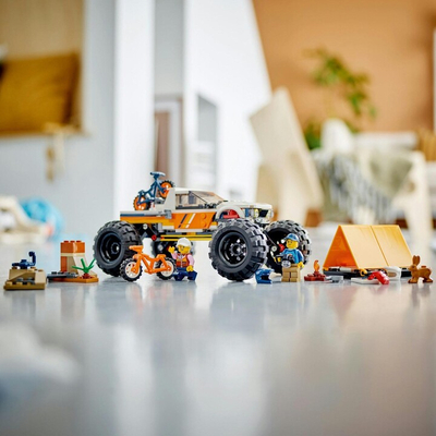 Set LEGO® City 60387 Adventure with 4x4 SUV, 252 pjesë