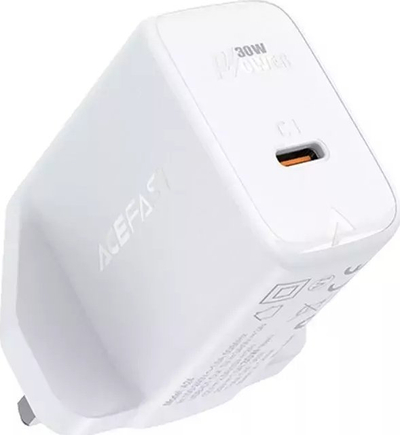 Karikues muri Acefast GaN C1, 30W, USB C, i bardhë