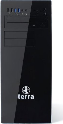 Kompjuter desktop Terra PC Home 6000, me plot porta USB, kasë, i zi