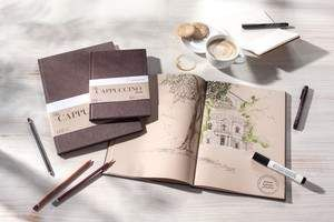 Bllok skicash Hahnemühle The Cappuccino Book, A5, 120 g/m², kapuçino