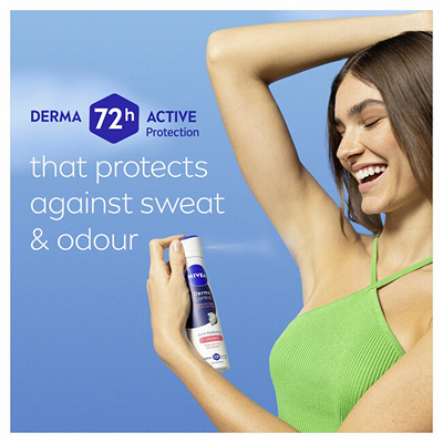 Antiperspirant sprej për goca Nivea Derma Control Natural Tone, 150 ml