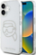 Mbulesë telefoni Karl Lagerfeld IML Rhinestones Karl Head, për iPhone 16 6.1", transparente