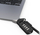 Adapter sigurie Compulocks Ledge për MacBook Air 15" M2 M3, me bravë kombinimi, argjendtë