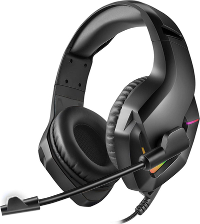 Kufje gaming Varr Pro RGB, me mikrofon, 3.5mm, të zeza