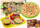 Set lodrash kuzhine Fast Food, 24 pjesë, me pica dhe hamburgerë, shumëngjyrësh