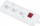 Prizë trefishe JONEX GN-360WS, 16A, 250V, me çelës, e bardhë