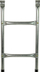 Shkallë për trampolinë Lean Sport Ladder, 60cm, për LEAN Sport Max dhe Sport Pro, gri