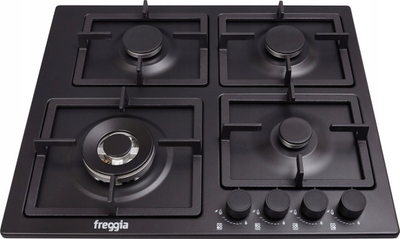 Plitë gazi Freggia HH640VGTAN, 4 vatra, çelik, e zezë