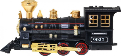 Set tren lodër Ramiz Retro, pistë 213 x 106 cm, efekt tymi dhe dritë, shumëngjyrësh