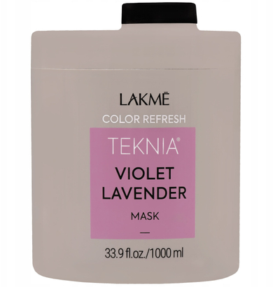Maskë flokësh Lakmé Teknia Color Refresh Violet Lavender, ushqyese, për flokë në nuanca vjollcë, 1000ml