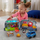 Set lodrash Fisher-Price Little People Light-Up Learning Camper, edukativ, me drita dhe tinguj, shumëngjyrësh