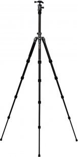 Tripod FotoPro Sherpa Carbon Fiber me 5 seksione, me kokë ball FPH-42QS, i zi