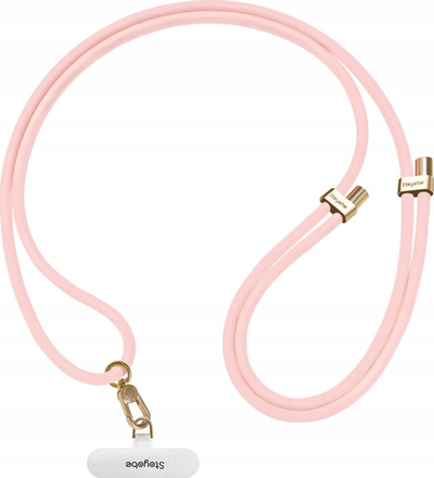 Varëse telefoni Stoyobe Phone Lanyard, silikon, për qafë, rozë