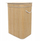 Shportë rrobash Nuxio Luva, bambu, 80L, bezhë