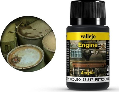 Bojë efektesh për modelizëm Vallejo Petrol Spills, Weathering Effects, 40ml