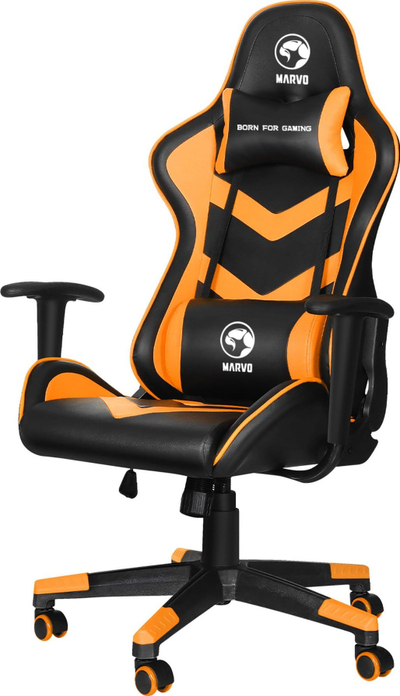 Karrige gaming Marvo CH-106, ergonomike, portokalli