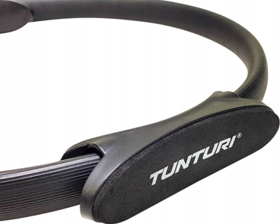 Rreth pilatesi Tunturi Ring, 37 cm, me doreza shkumë, ngjyrë e zezë