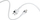 Kabllo USB Forever Flexible, Lightning, 1m, 2.4A, e bardhë