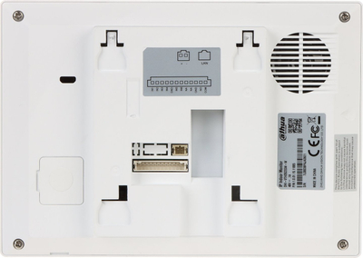 Panel i brendshëm interfonik Dahua VTH2622GW-W, ekran 7" me prekje, IP Wi-Fi dhe 2-Wire, i bardhë