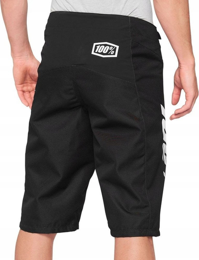 Shorts çiklizmi 100 Percent R Core Youth, për kalamaj, masa 26, të zinj