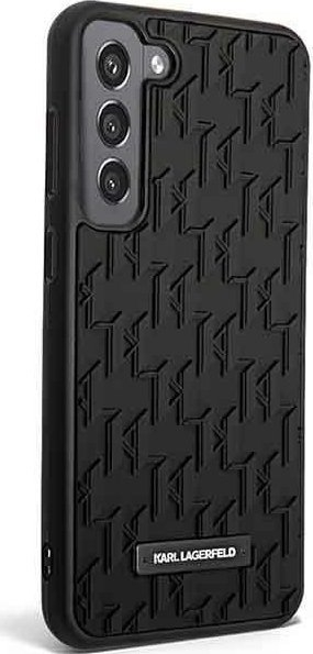 Maskë Karl Lagerfeld KLHCS23MRUPKLPK për Samsung Galaxy S23+, hardcase 3D Monogram, e zezë
