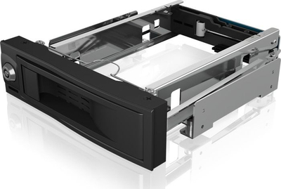 Mobile rack ICY BOX IB-167SSK për hard disk 3.5\", për bay 5.25\", i zi