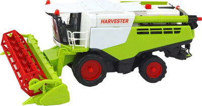 Lodër kombajnë LEAN Toys Harvester, me pjesë që lëvizin, për kalamaj 3+, jeshile
