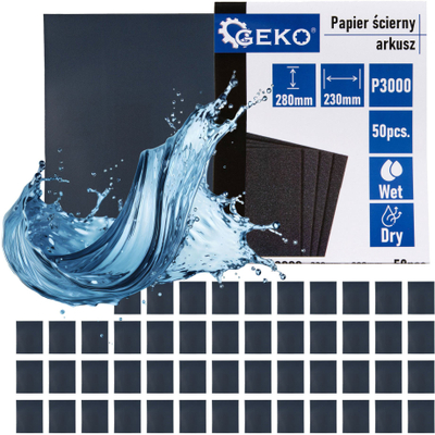 Letër smeril set 230x280mm, P3000, 50 copë