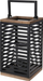 Kandil për qirinj Excellent Houseware, metal, 15x15x28cm, i zi