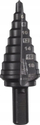 Stërvitëse me hapa Milwaukee Cobalt, 4-20mm, për çelik e inoks, e zezë