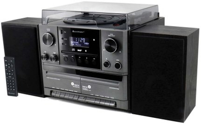Sistem muzike SoundMaster MCD5600, DAB+/FM, gramafon edhe CD, i zi