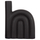 Dekor tavoline qeramike Arcon 23x5,5x29Hcm (HM4639.02), zezë