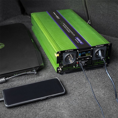 Inverter UPS Monolith 51945, 12V, 6000W, valë sinusoide e pastër, jeshil