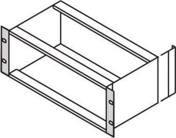 Mbajtës rack Schroff Type F, 19", inox, pa vrimë për dorezë