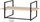 Raft muri Wardrobe Shelf, 70cm, metal i zi, dru natyral