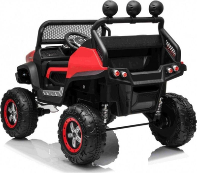 Makina elektrike për fëmijë ADEL Mercedes Unimog JL199, 4x4, me drita, e kuqe