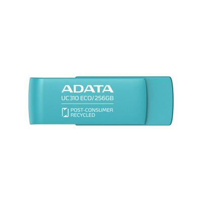 USB мемориско стикче ADATA UC310 ECO, 256GB, USB 3.2, зелено