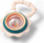 Lodër për daljen e dhëmbëve Babyono Gingiva Ring, 3m+, me shumë ngjyra