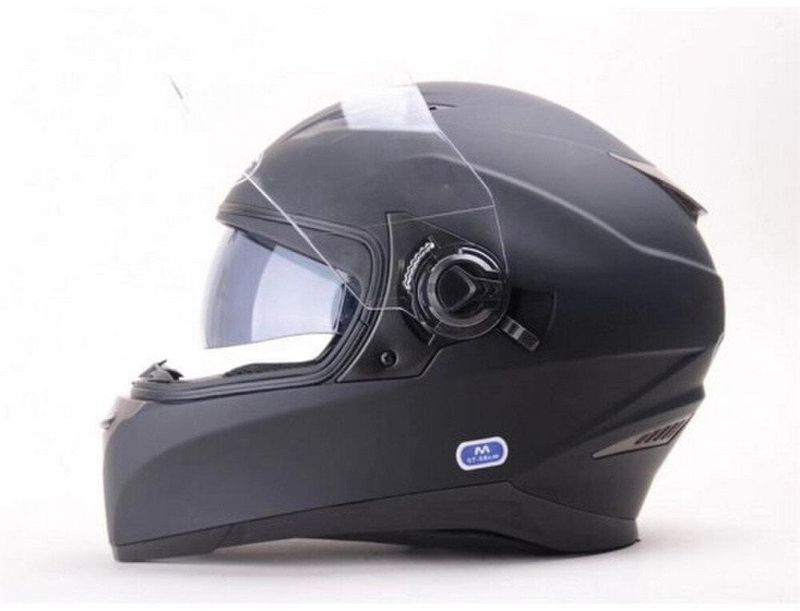 Helmë motoçiklete HD-09B, integrale, madhësia XL, e zezë