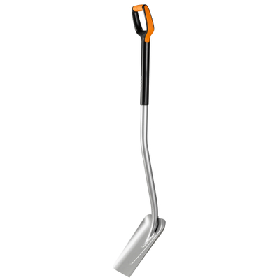 Lopatë gërmimi Fiskars, 130cm, zezë/ portokalli