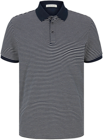 Maicë Tom Tailor Regular Fit, e bardhë-kaltër