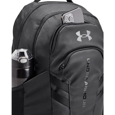 Çantë shpine Under Armour UA Hustle 6.0, për laptop 16", 29L, e zezë