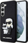Mbrojtëse telefoni Karl Lagerfeld Karl and Choupette, për Samsung Galaxy S23 Plus, PU Saffiano, e zezë
