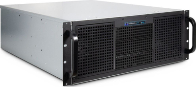 Kuti serveri rack Inter-Tech 4U 40255, 19", me 4 ventilatorë, zezë me gri