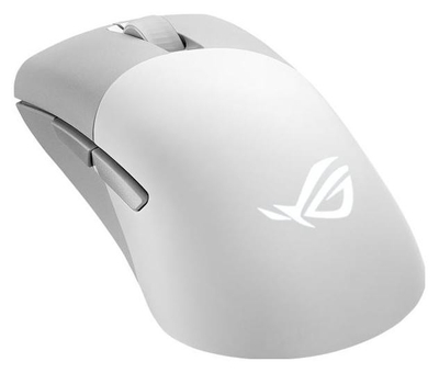 Гејминг глушец ASUS ROG Keris Wireless AimPoint, 36000 DPI, RF блутут УСБ, бел