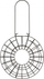 Ushqyes zogjsh Trixie Feeder, për toptha yndyre, 24 × 8 cm, i zi