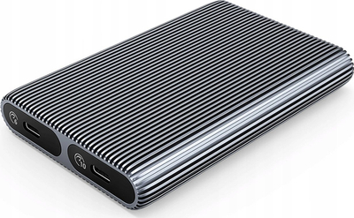 Kути за надворешни дискови Orico AM2C3-2N, за 2 SSD M.2 SATA NVMe, USB-C 3.2 10Gb/s, сива