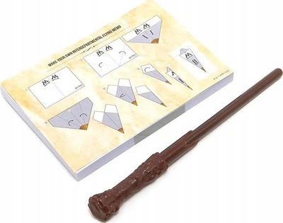 Set shënimesh Harry Potter Memo Pad & Pen, 100 fletë, stilolaps shkop magjik, shumëngjyrësh